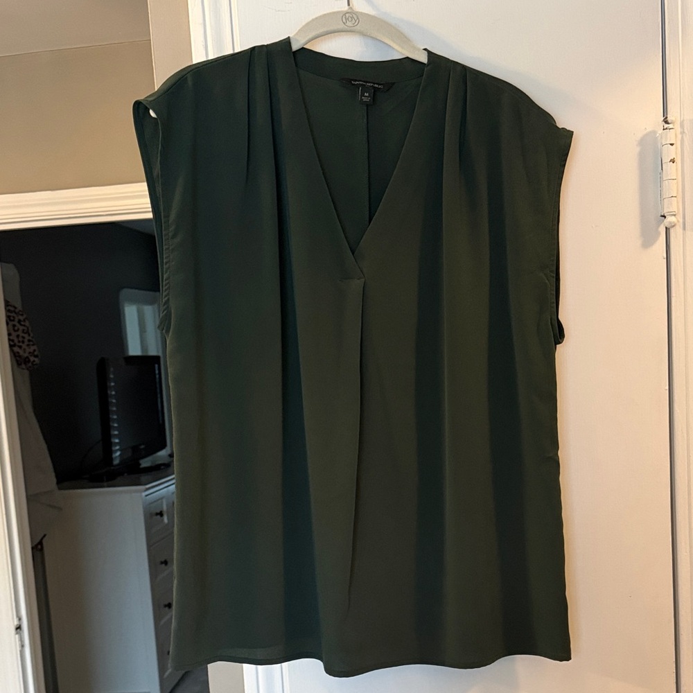 Banana Republic Dark Green Blouse